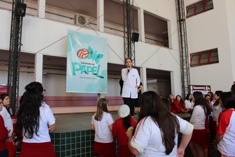 Terceirão do Colégio Michel lança campanha de arrecadação de papel reciclável
