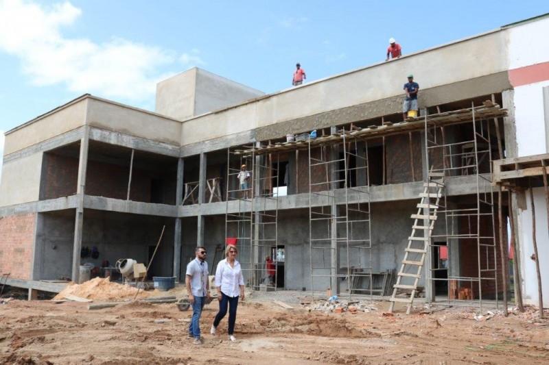 Obras de ampliação e reforma da escola Demétrio Bettiol seguem em ritmo acelerado