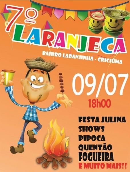 Laranjeca é atração neste sábado