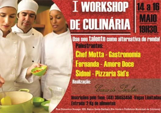 1º Workshop de Culinária