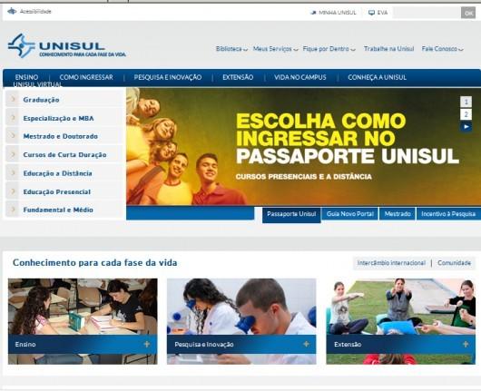 Novo portal da Unisul é inaugurado nesta segunda-feira
