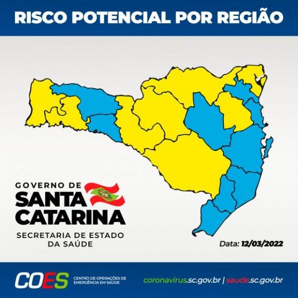 Matriz de Risco aponta nove regiões no nível moderado e oito no alto
