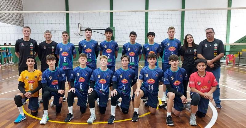 Sem perder nenhum set, vôlei de Forquilhinha conquista etapa da Liga Voleibol de SC