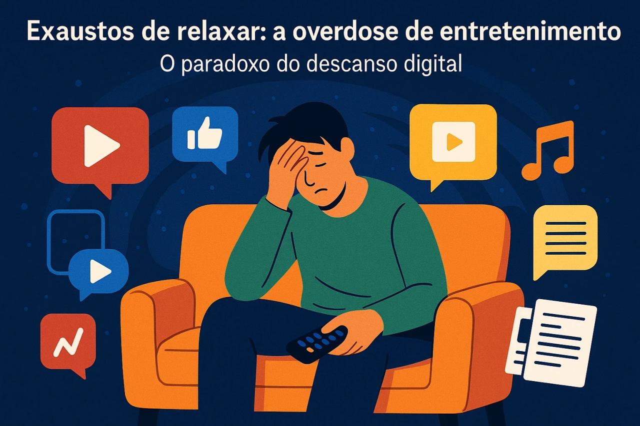 Exaustos de relaxar: a overdose de entretenimento