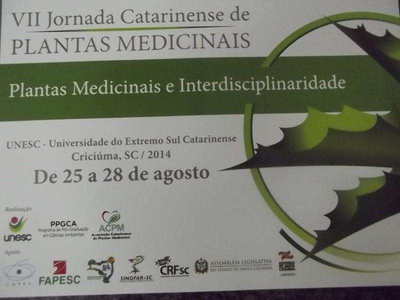 VII Jornada Catarinense de PLANTAS MEDICINAIS
