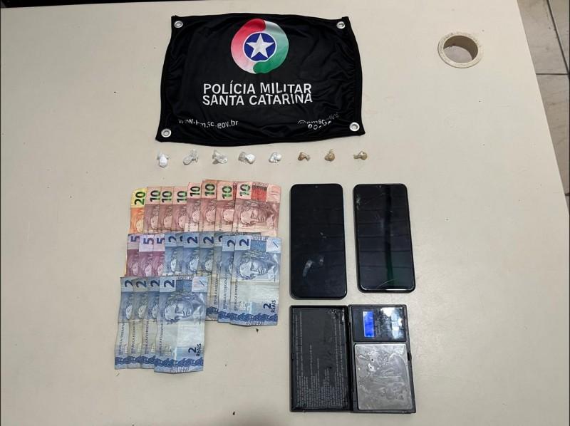 Trio é detido por tráfico de drogas e associação para o tráfico em Criciúma