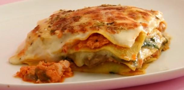 Lasanha de Salmão 