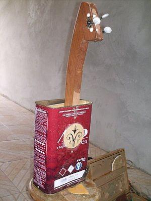 Sucata vira instrumento musical