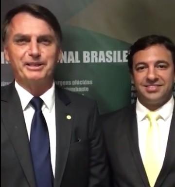VÍDEO: Daniel Freitas visita Jair Bolsonaro
