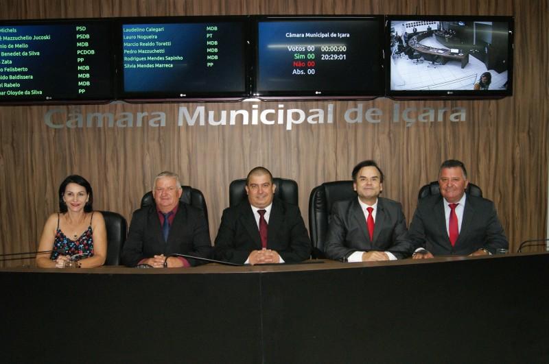 Câmara Municipal de Içara inicia os trabalhos legislativos de 2019 nesta segunda