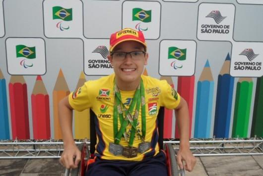 Criciumense conquista três medalhas na Paralimpíada Estudantil de São Paulo