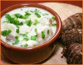 Sopa de inhame 