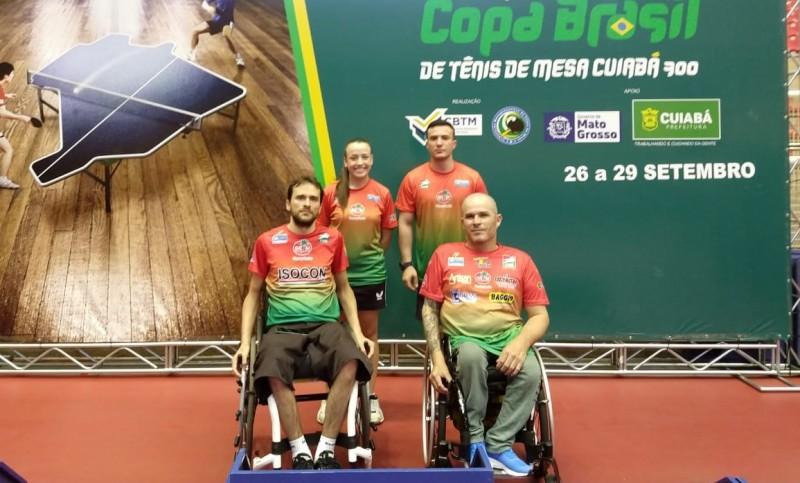 Criciúma conquista quatro medalhas na Super Copa Brasil de Tênis de Mesa 