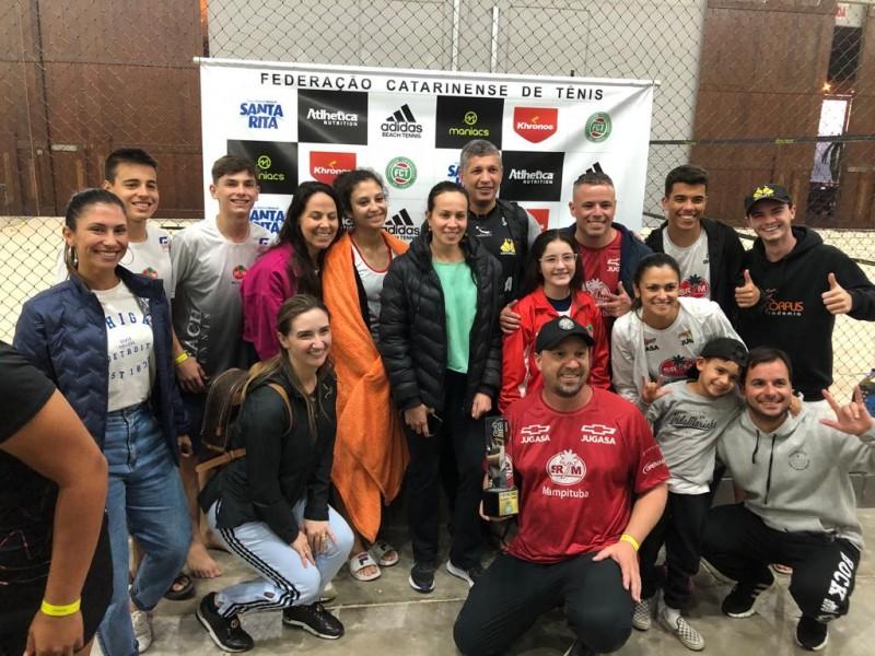Mampituba conquista terceira colocação no Interclubes de Beach Tennis