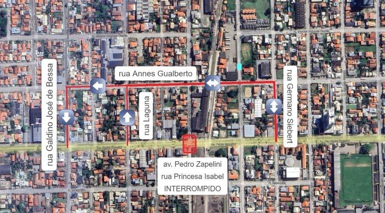 Finalização de obra altera trânsito neste sábado em Tubarão 
