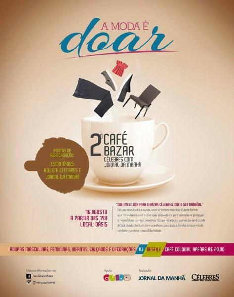Segunda edição do Bazar Célebres terá café colonial