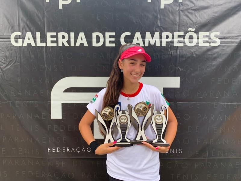 Tenista do Mampituba/FME Criciúma é campeã em etapa do Sul-Brasileiro