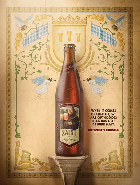 Peças publicitárias da Saint Bier ganham destaque em publicação internacional
