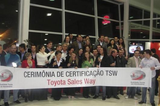 Toyota do Brasil Ltda certifica a Distribuidora Mercosul