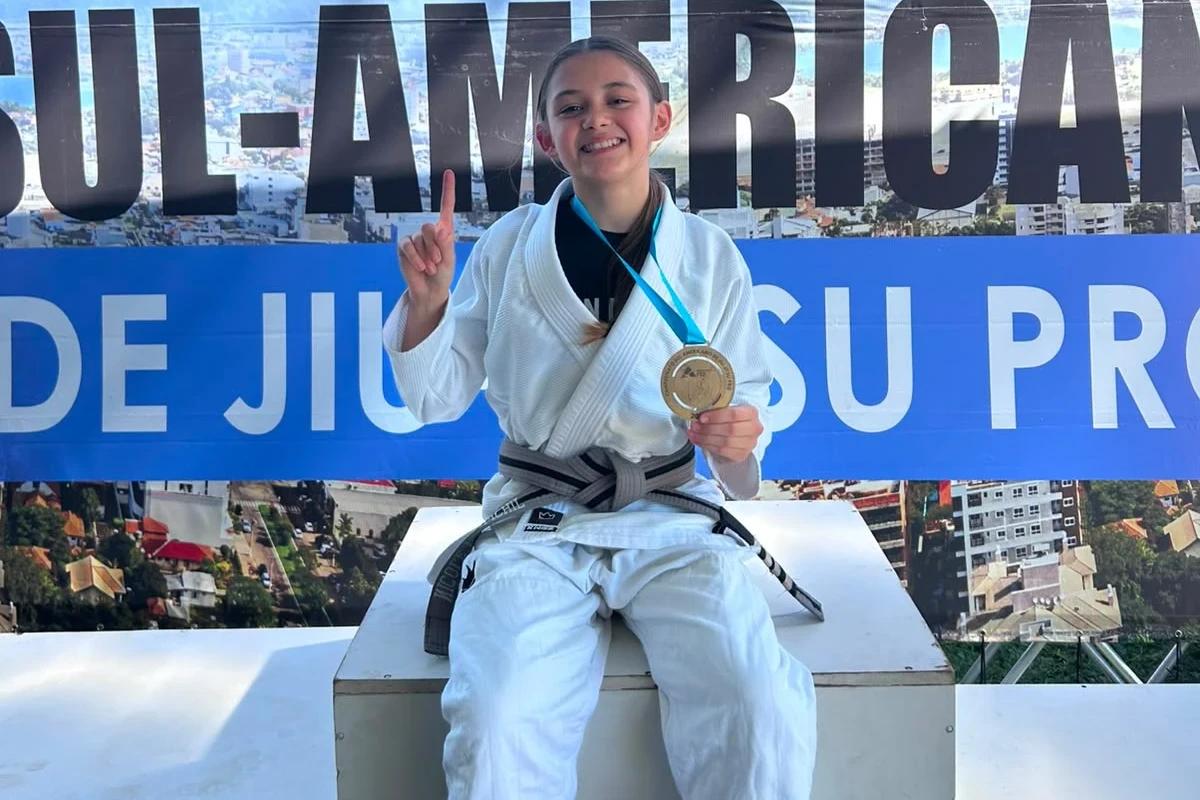 Atleta de Forquilhinha conquista ouro no Campeonato Sul-Americano de Jiu-Jitsu