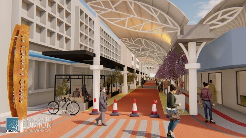 Rua coberta: Prefeitura abre licitação para construção e instalação de estrutura metálica