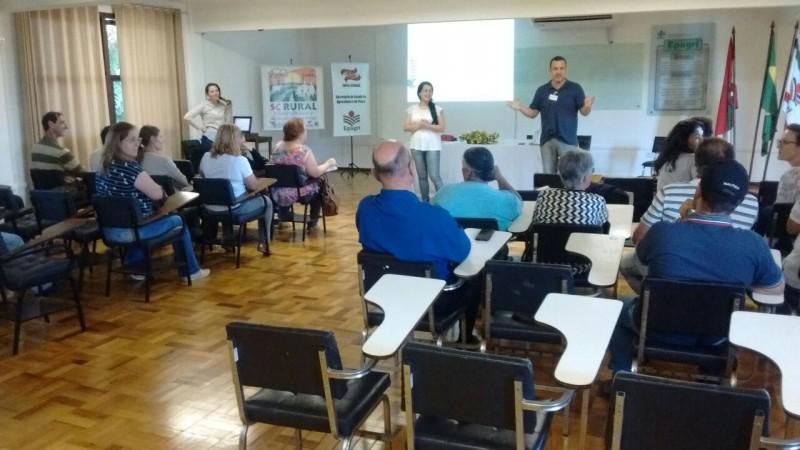 Turismo rural é tema de capacitação na Epagri 