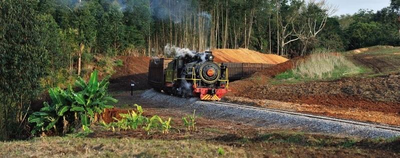 Passeios de Maria Fumaça visam impulsionar o turismo 
