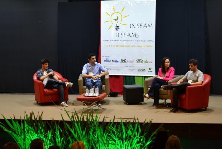 Jovem inventor abre Semana Acadêmica das Engenharias Ambiental e Sanitária da Unesc