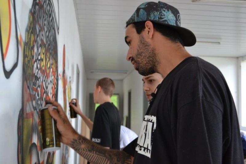Oficina de Grafite incentiva cultura do Hip Hop