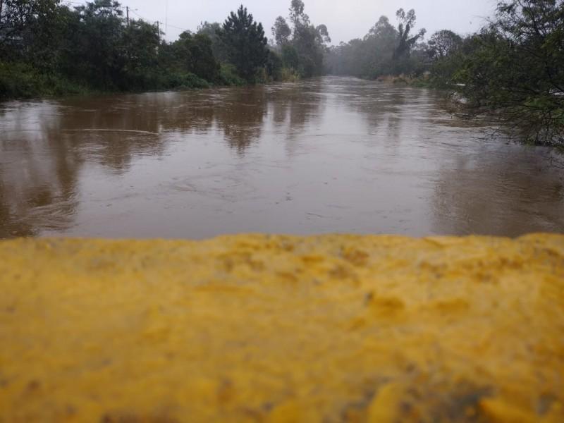 Defesa Civil monitora possibilidade de alagamento às margens do rio Sangão