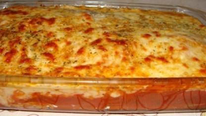 Carne moída à parmegiana