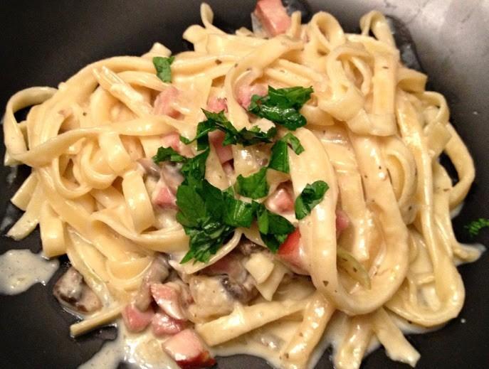 Tagliatelle À Carbonara