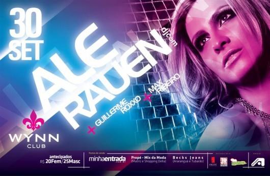 Dj Ale Rauen nesta sexta na Wynn Club
