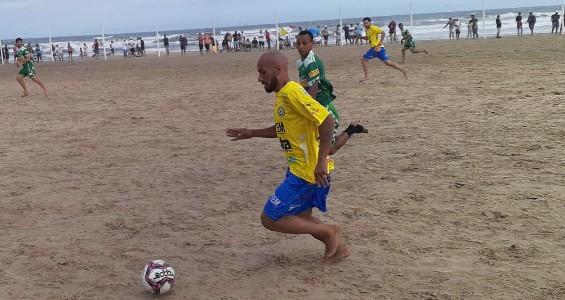 Brasil Pedreira goleia o Ajax no jogo que fechou o sábado de Regional de Futebol de Areia