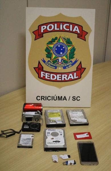 Polícia Federal realiza operação de combate à pornografia infantil em Araranguá