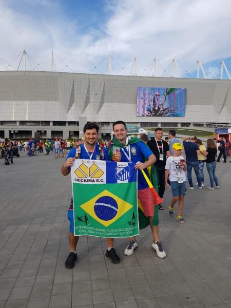 Estreia do Brasil terá um veneziano na torcida e uma legião de carvoeiros