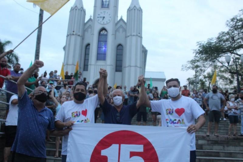 Fernando de Fáveri é eleito prefeito de Cocal do Sul com 5.674 votos 