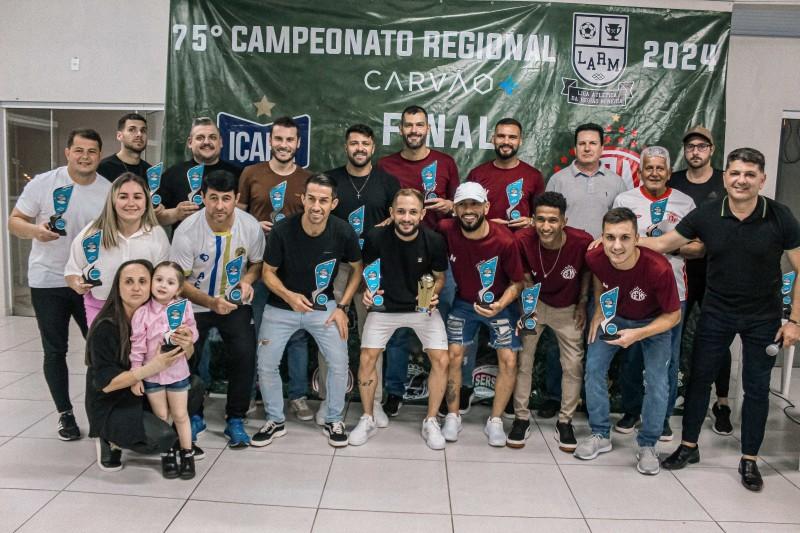 Metropolitano e Içara dominam a seleção do Regional da Larm
