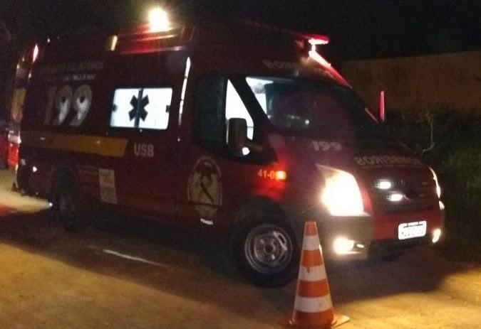 Idoso fica gravemente ferido após ser atropelado por caminhão na SC-441 em Treze de Maio