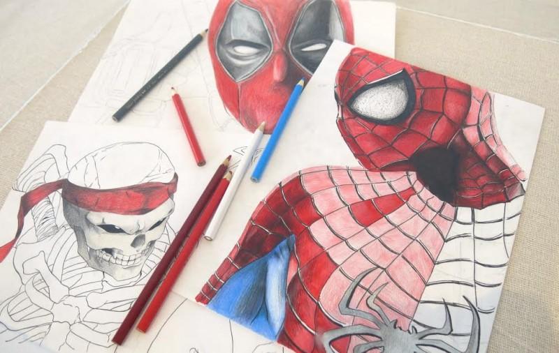 Estudante faz exposição de mangás no Nações Shopping
