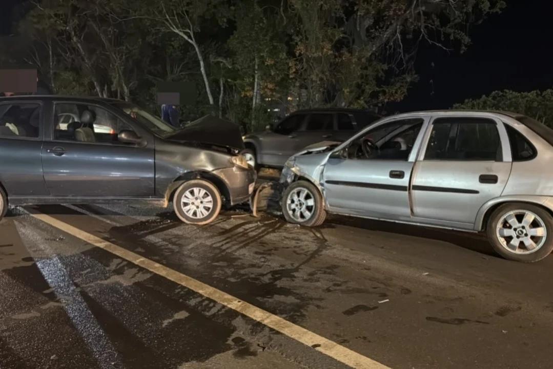 Motorista é hospitalizado após acidente na SC-445