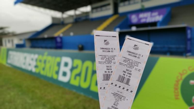 Venda de ingressos para Caravaggio e Criciúma inicia nesta segunda-feira
