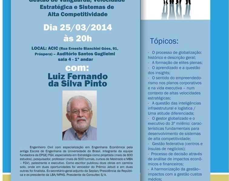 Palestra Com Luiz Fernando Da Silva Pinto