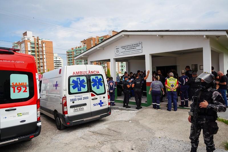 Santa Catarina: três presos morrem em incêndio na Penitenciária de Florianópolis