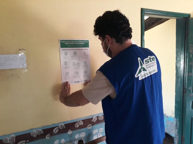 Dnit lança campanha de segurança no trânsito no Contorno de Timbé do Sul 