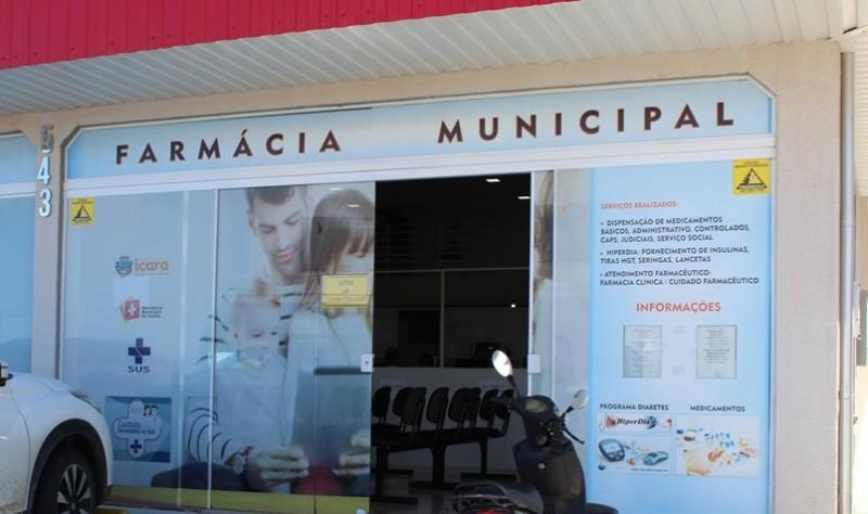 Na última sexta-feira de cada mês, Farmácia Municipal de Içara atenderá em novo horário 