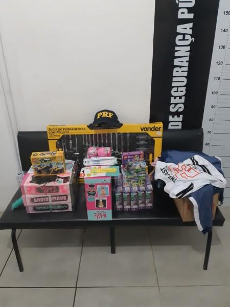 PRF recupera produtos furtados de shopping em Tubarão 