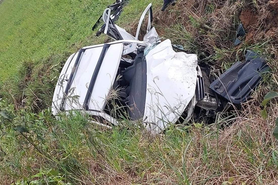 Nova Veneza: passageira morta após colisão frontal na SC-446 é identificada