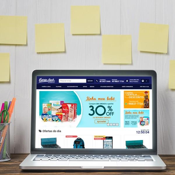 Produtos e serviços diferenciados no e-commerce da Corrêa Back