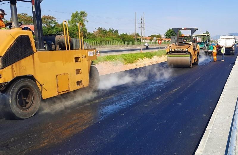 CCR ViaCosteira informa cronograma semanal de obras na BR-101 no Sul do estado